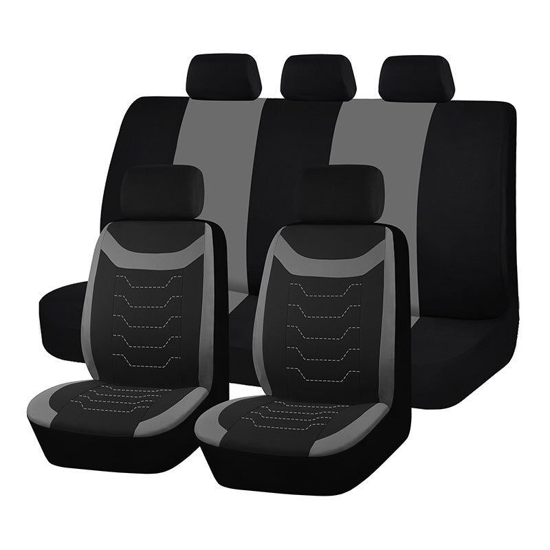 Polyester Car Seat Cover 5-Seater 9-Piece Set