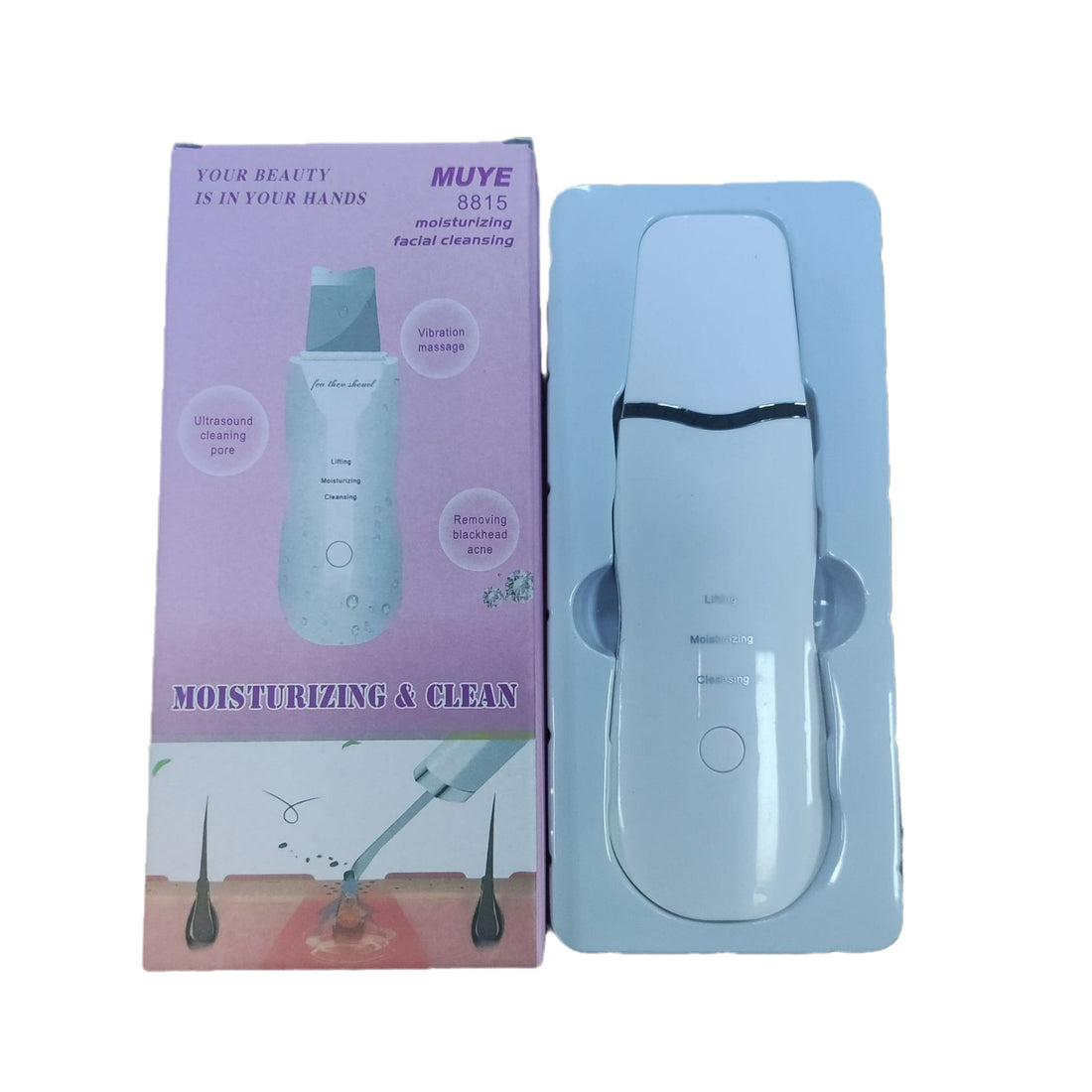 Portable Electric Ultrasonic Skin Scraper Beauty Instrument