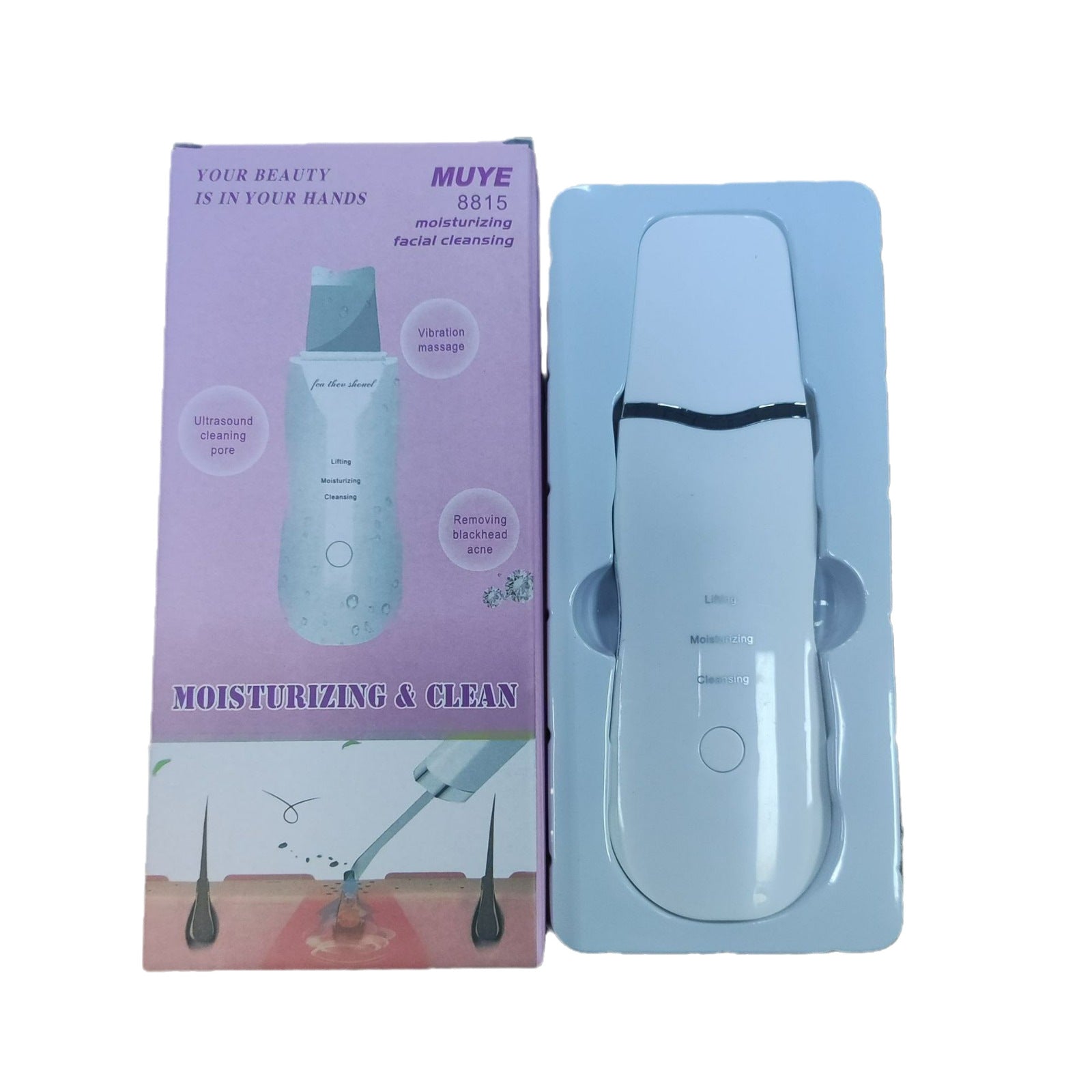 Portable Electric Ultrasonic Skin Scraper Beauty Instrument