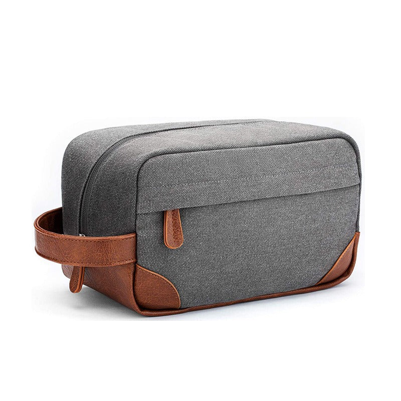 Retro Men's Canvas Toiletry Bag