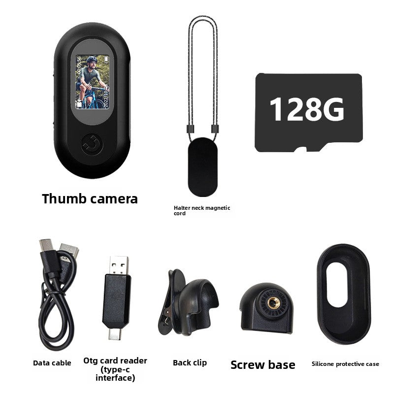 Mini Action Camera with 1080P HD and Magnetic Neck Strap
