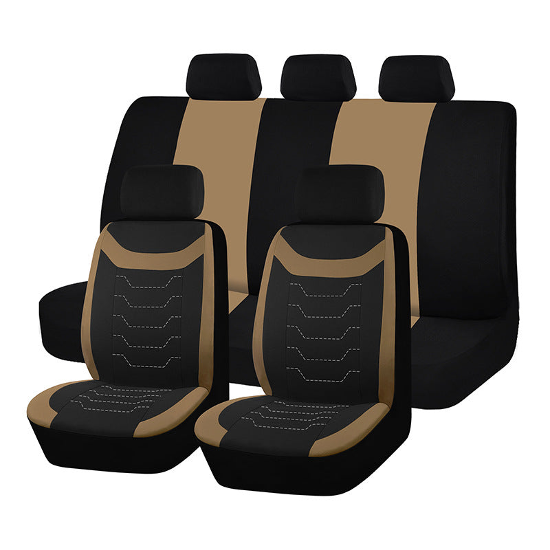 Polyester Car Seat Cover 5-Seater 9-Piece Set