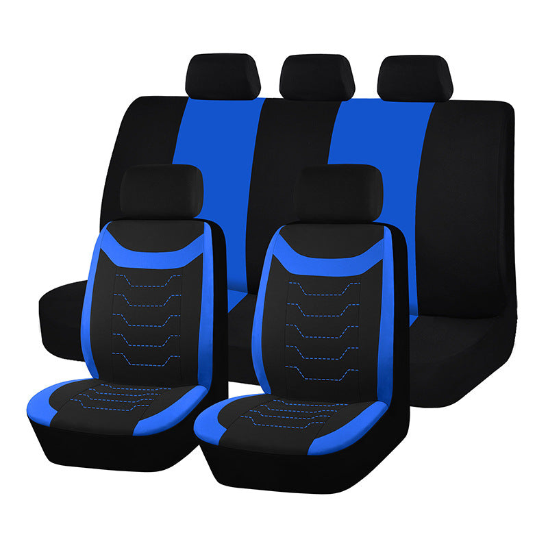 Polyester Car Seat Cover 5-Seater 9-Piece Set