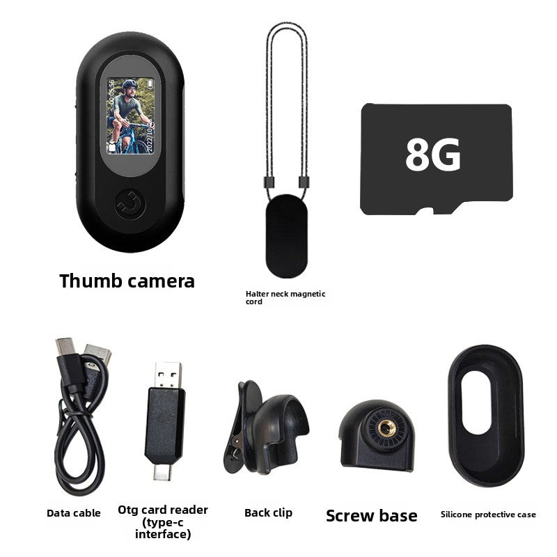 Mini Action Camera with 1080P HD and Magnetic Neck Strap