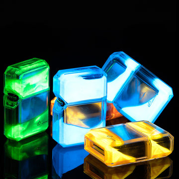 New Luminous Quicksand Windproof Lighter