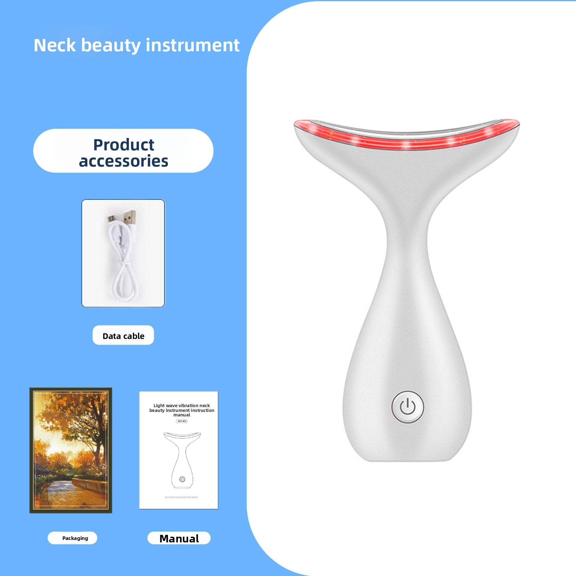 Home neck beauty device lifting