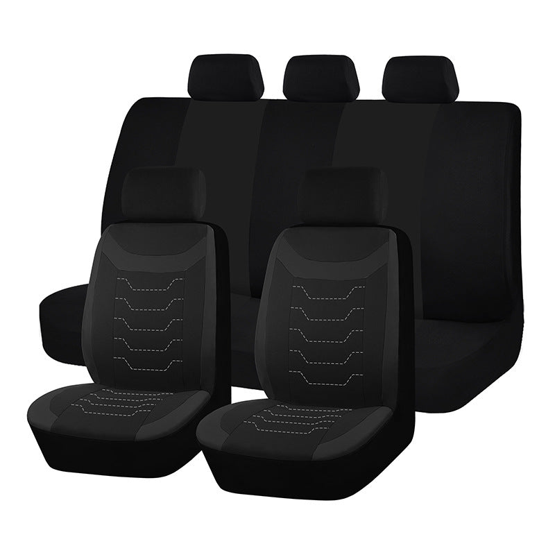 Polyester Car Seat Cover 5-Seater 9-Piece Set