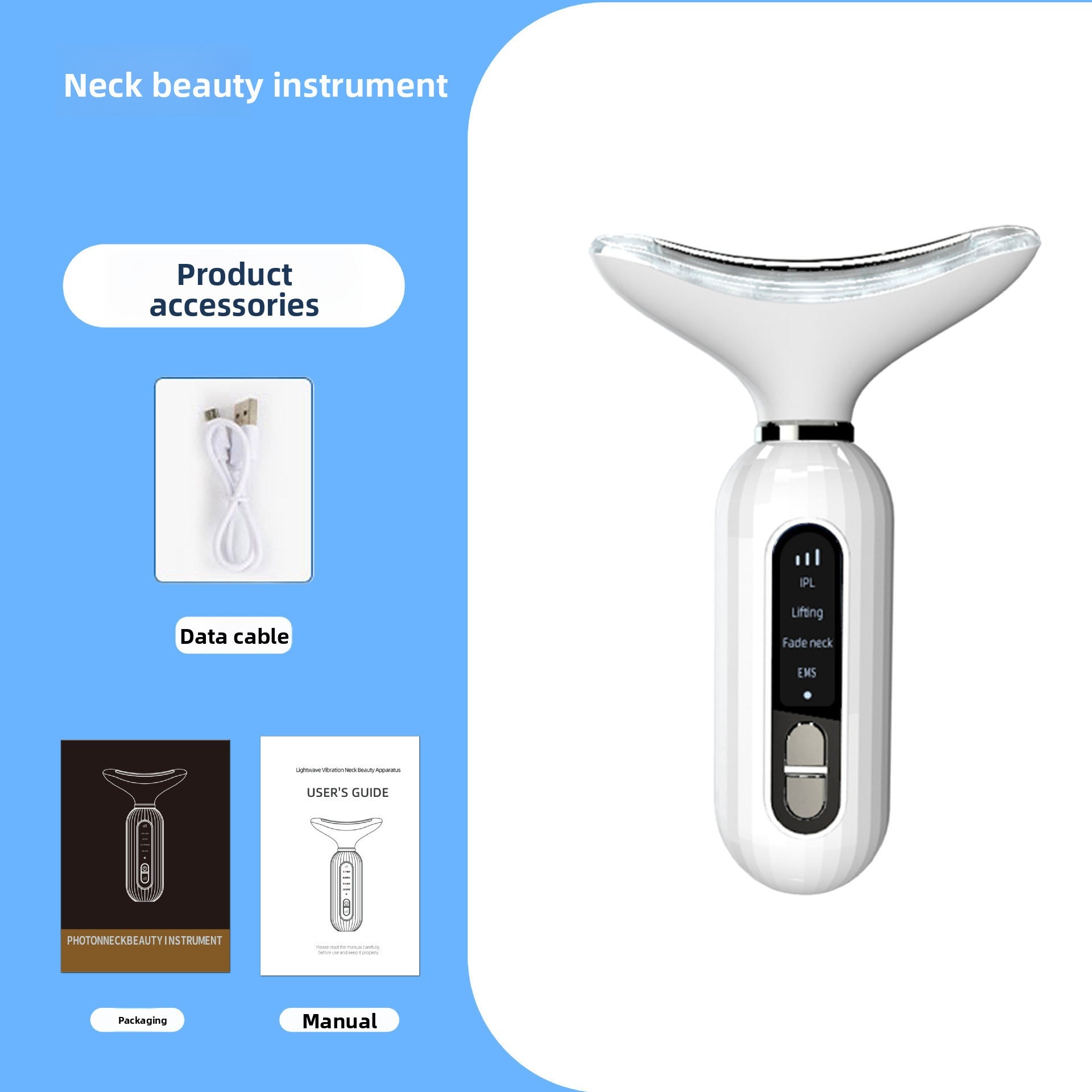 Home neck beauty device lifting