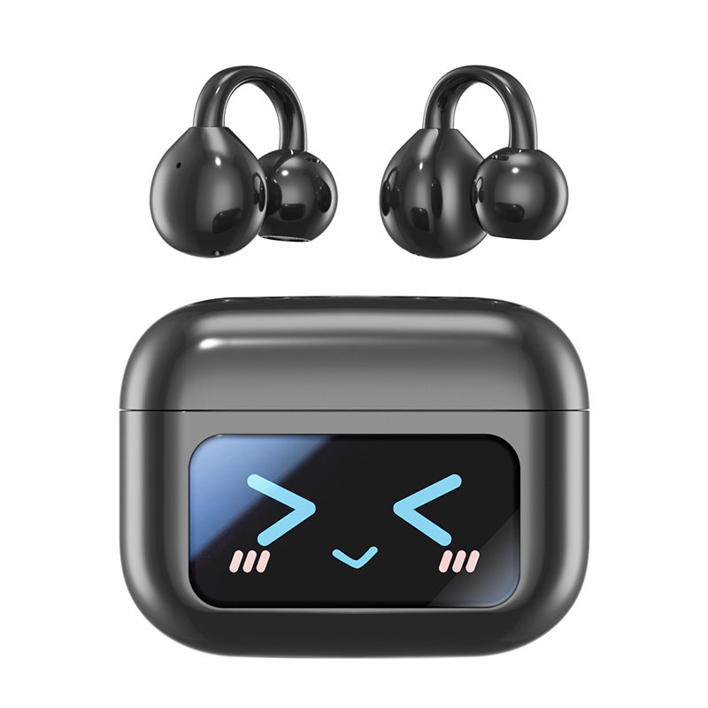 M100 Bluetooth Earphones with AI Translation and Digital Display