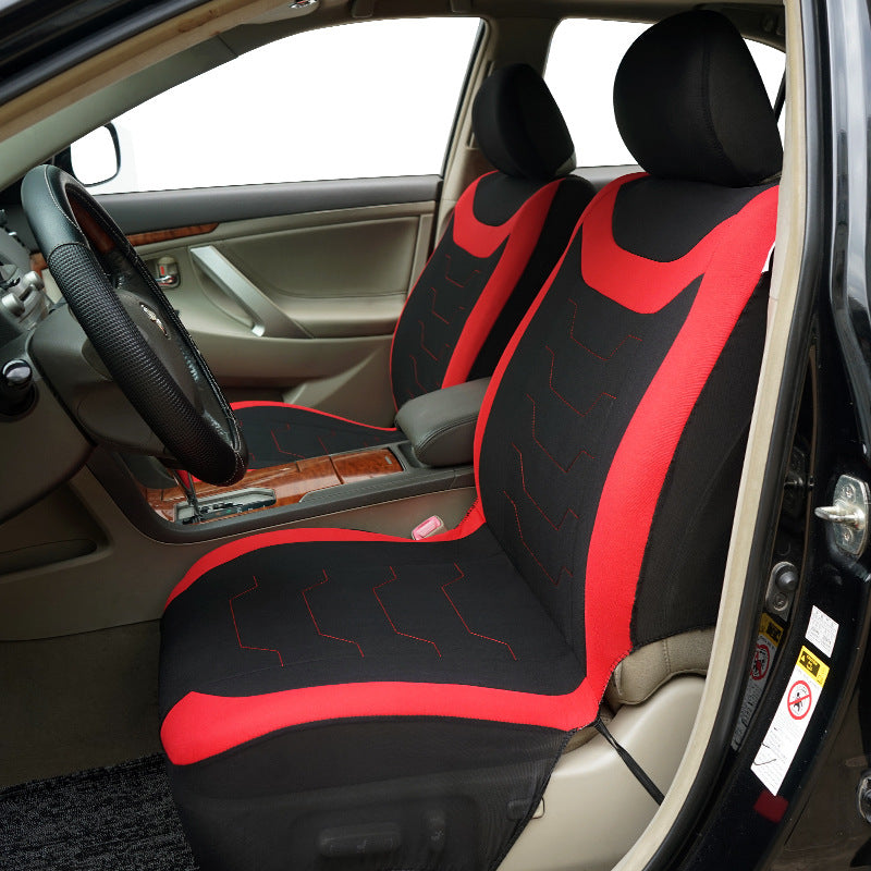 Polyester Car Seat Cover 5-Seater 9-Piece Set
