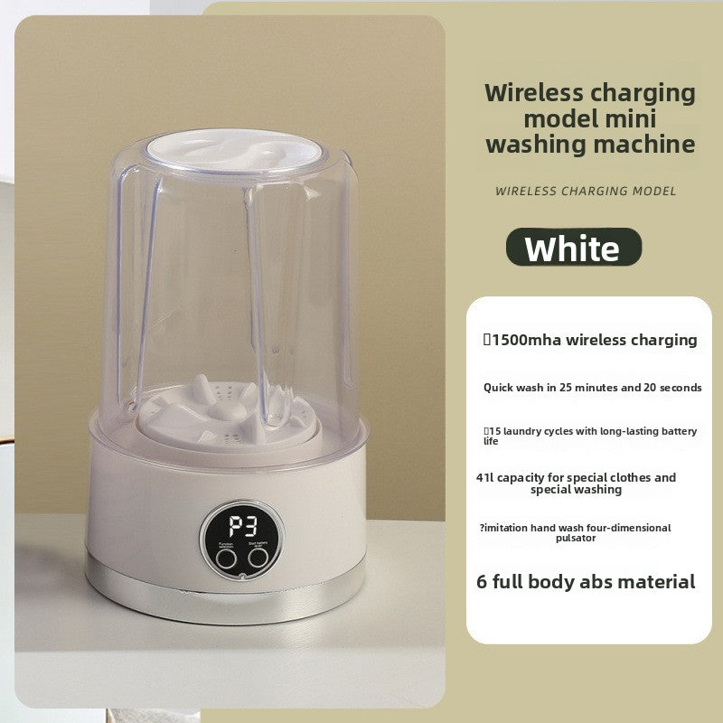 Mini Portable Ultrasonic Washing Machine for Underwear and Socks