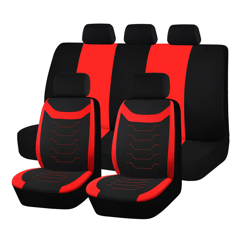 Polyester Car Seat Cover 5-Seater 9-Piece Set