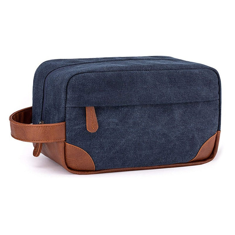Retro Men's Canvas Toiletry Bag