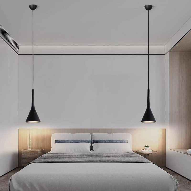 Modern Minimalist LED Hanging Chandelier for Bedroom and Dining Room