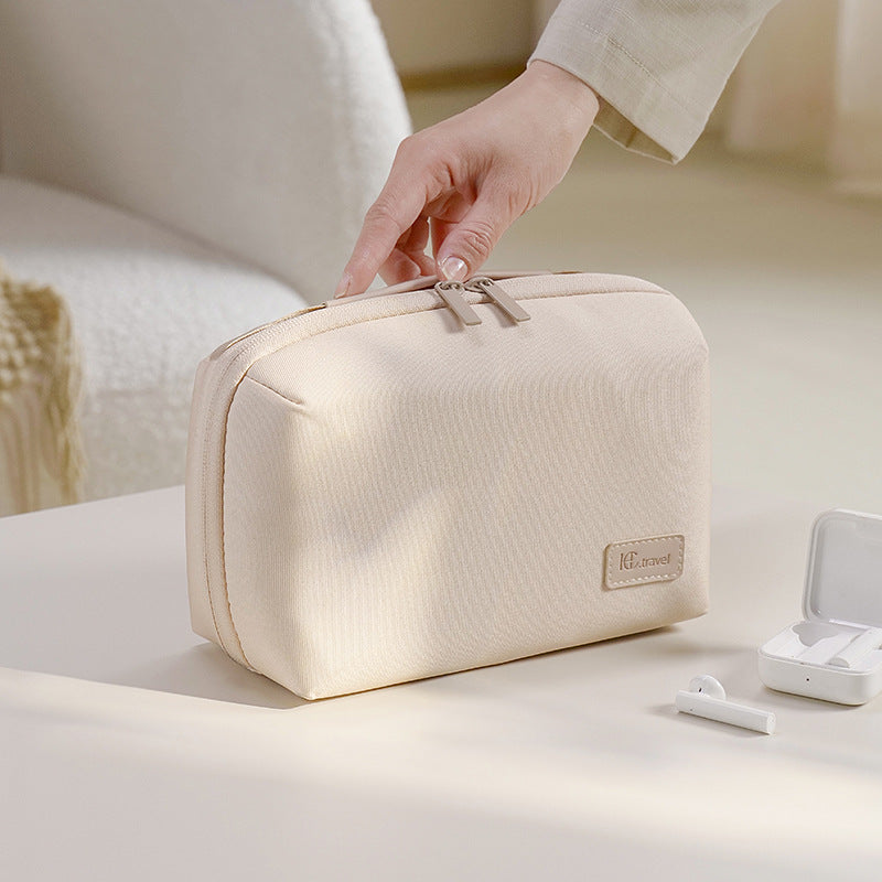 Portable RPET Waterproof Storage Bag for Cables and Chargers