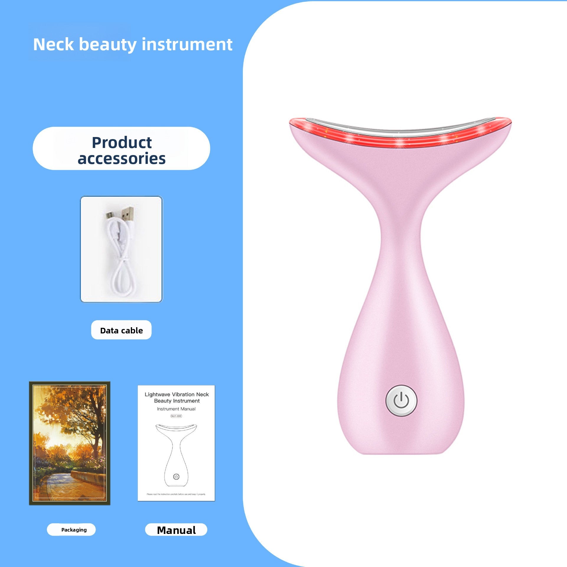 Home neck beauty device lifting
