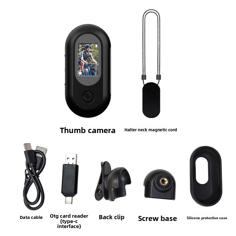 Mini Action Camera with 1080P HD and Magnetic Neck Strap