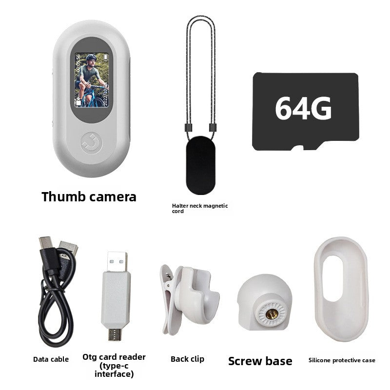 Mini Action Camera with 1080P HD and Magnetic Neck Strap