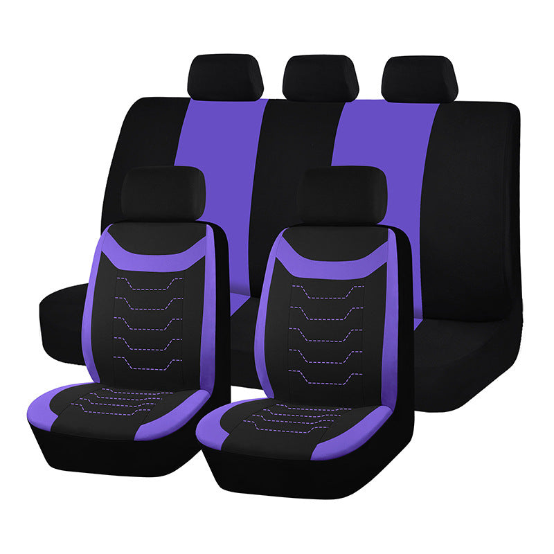 Polyester Car Seat Cover 5-Seater 9-Piece Set