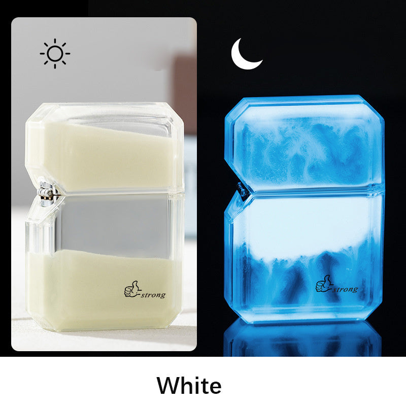 New Luminous Quicksand Windproof Lighter